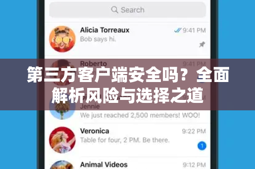 第三方客户端安全吗？全面解析风险与选择之道-第1张图片-纸飞机即时通讯-纸飞机官网下载