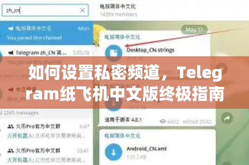 如何设置私密频道，Telegram纸飞机中文版终极指南-第1张图片-纸飞机即时通讯-纸飞机官网下载