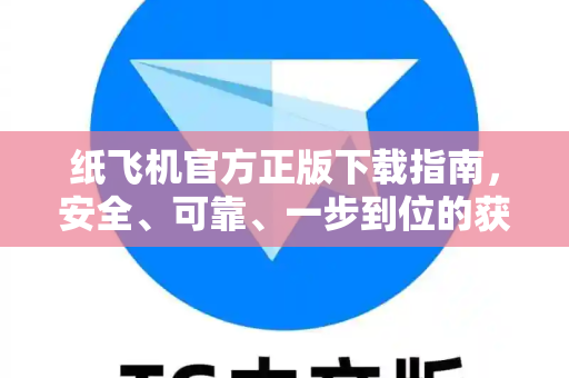 纸飞机官方正版下载指南，安全、可靠、一步到位的获取方法