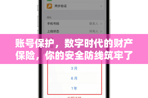 账号保护，数字时代的财产保险，你的安全防线筑牢了吗？-第1张图片-纸飞机即时通讯-纸飞机官网下载