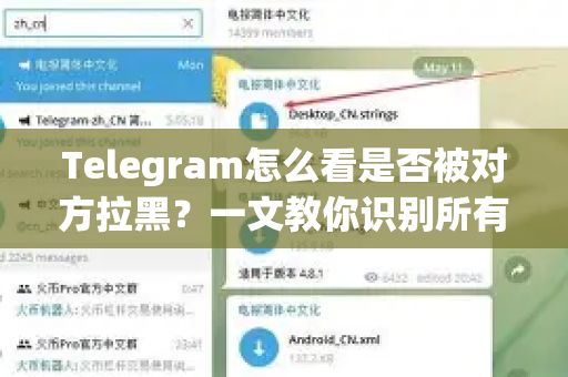 Telegram怎么看是否被对方拉黑？一文教你识别所有隐藏信号-第1张图片-纸飞机即时通讯-纸飞机官网下载